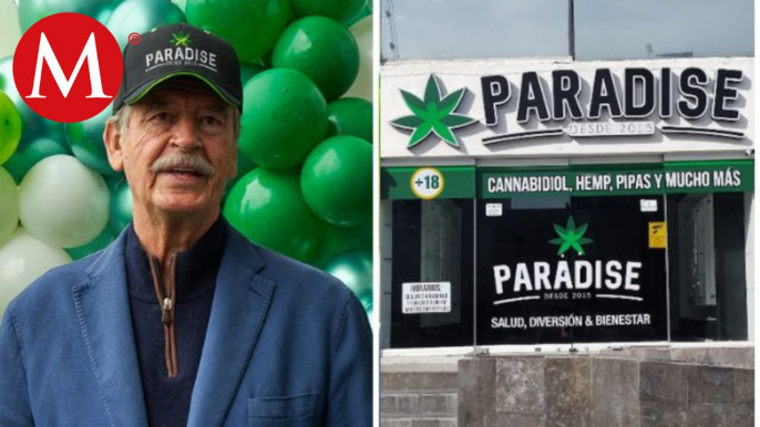 “Paradise Shop”, tienda de la que es socio Fox y se dedica a venta de productos con cannabis