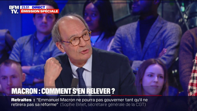 Éric Woerth (Renaissance): "On a bien compris que c'était impopulaire (...) mais il y a des moments où l'intérêt général du pays prédomine"