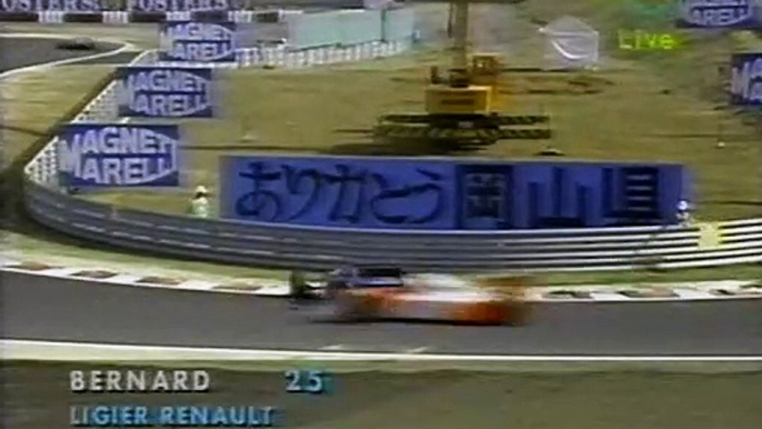 Formula-1 1994 R02 Pacific Grand Prix - Sunday Warm Up (Eurosport)