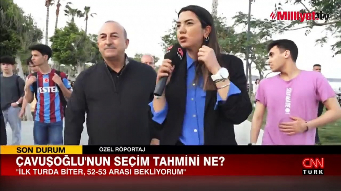 Bakan Çavuşoğlu 14 Mayıs seçimleri için rakam verdi! 'İlk turda bitecek'