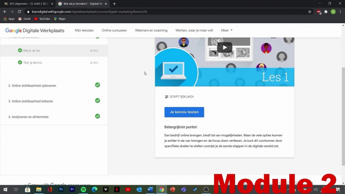 Voltooide Google-cursus - De Basisprincipes van de online marketing