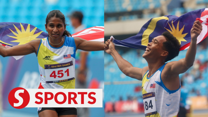 Sea Games 2023: Gold for Umar and Shereen in the 400m