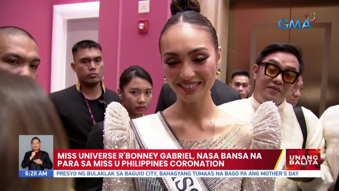 Miss Universe R'Bonney Gabriel, nasa bansa na para sa Miss U Philippines Coronation | UB