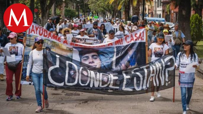 Madres buscadoras marchan en San Luis Potosí por sus hijos desaparecidos