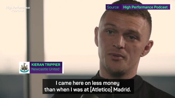 Trippier took a pay cut to join Newcastle