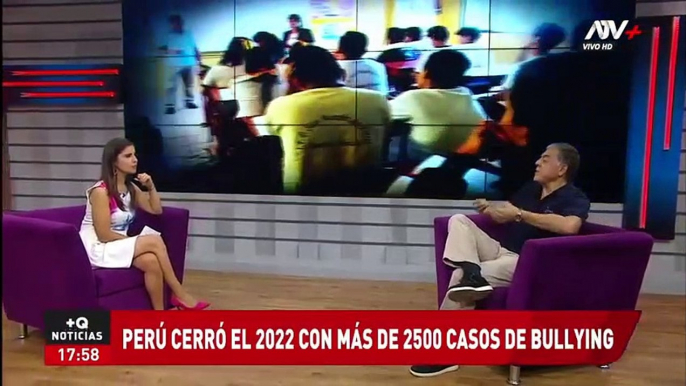 Cinthia Garreta en ATV+ noticias:"bullying en los colegios y como solucionarlos" - viernes 21 abril 2023