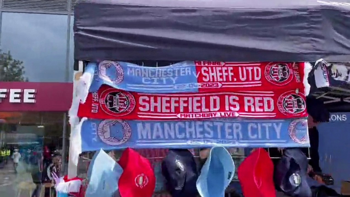 A walk down Wembley Way as Sheffield United prepare to take on Man City in the FA Cup semi-final at Wembley Stadium.