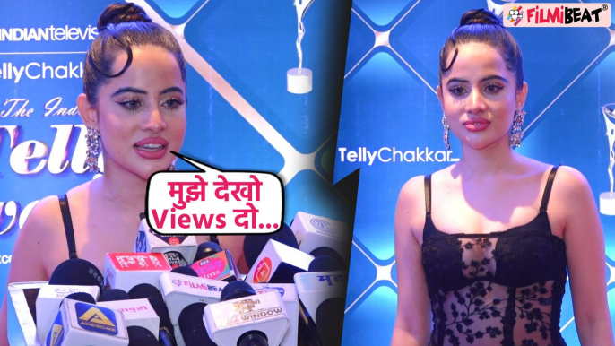 Urfi Javed Telly Awards में दिखीं बेहद Hot Dress में, Fans और Trolls पर क्या बोलीं Urfi? Video Viral