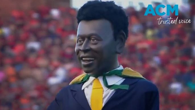 "Terrifying" Pelé tribute puppet will haunt your nightmares