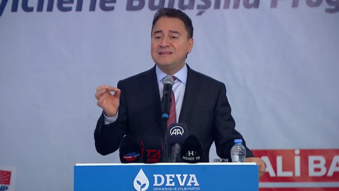 Babacan: Bizde tam bir Türkiye ittifakı var, öbür tarafta nefret ve öfke var