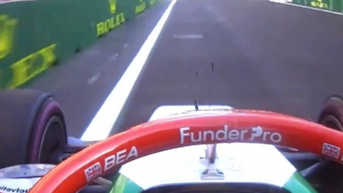 F2 2023 Baku Qualifying Bearman Onboard Pole Lap