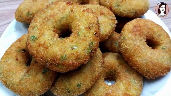 Aloo Donuts Recipe I Potato Donuts I Potato Doughnuts Recipe