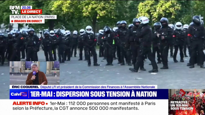 Manifestations du 1er-Mai: Éric Coquerel (LFI- Nupes) estime que les violences en marge des manifestations ne sont "pas positives pour le mouvement"