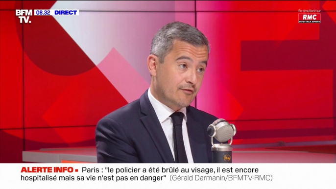 1er-Mai: "Il y a eu 540 interpellations au niveau national, dont 305 à Paris", annonce Gérald Darmanin