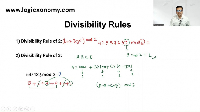 Divisibility Rules and Quick Remainder Tricks for Fast Calculations