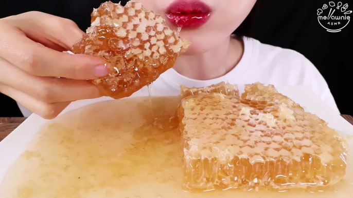 ASMR MUKBANG｜RAW HONEYCOMB 벌집꿀 먹방 ハニカム EATING SOUNDS