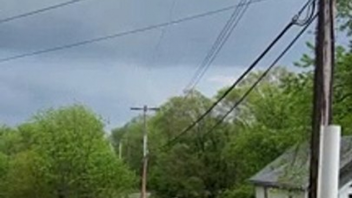 Funnel Cloud Trying To Grow Up To Be A Tornado