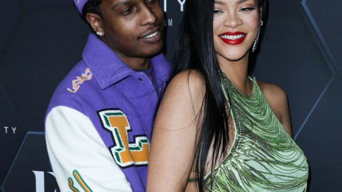 A$AP Rocky told club goers to "act like gentlemen" after a fight broke out near him and Rihanna