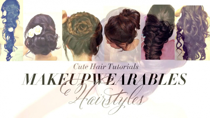 Cute Hairstyles   Messy Bun Crown Braid Hair Tutorial