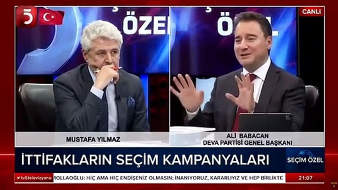 Ali Babacan: Cumhur İttifakı Anayasa değişikliğiyle ilgili "gelin beraber çalışalım" derse çalışırız