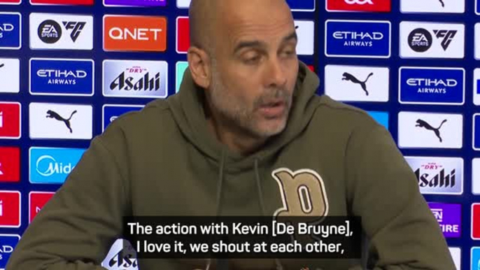 'He shouts at me in training!' - Guardiola loving De Bruyne's energy