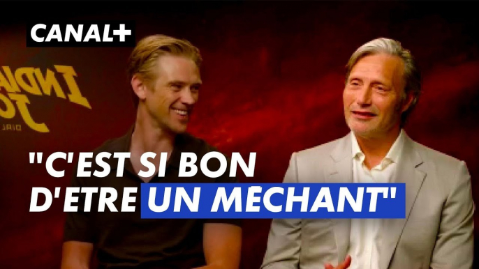 Mads Mikkelsen et Boyd Holdbrook face à Antoine de Caunes pour Indiana Jones 5 - Cannes 2023