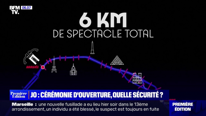 45.000 policiers et gendarmes mobilisés: quel sera le dispositif de sécurité de la cérémonie d'ouverture des JO 2024?