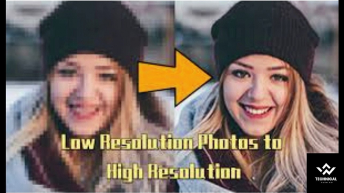 How to Convert Low to High Resolution Photo in Photoshop | Low to High Quality Photo in Photoshop