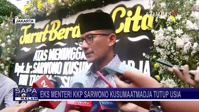 Berita Duka, Mantan Menteri KKP Era Seoharto, Sarwono Kusumaatmadja Tutup Usia