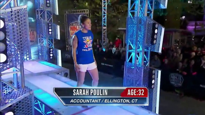 Sarah Poulin at the Cleveland Qualifiers - American Ninja Warrior 2017