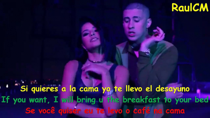 Becky G ft. Bad Bunny - Mayores (Letra + Lyrics in English + Legendado Em Portugues)