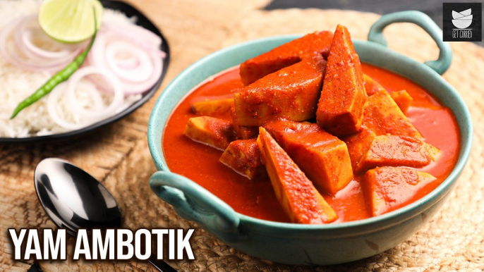Yam Ambot Tik Curry | How to Make Goan Style Veg Yam Ambot Tik Recipe | Suran Curry | Varun Inamdar