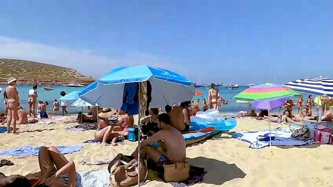 IBIZA SPAIN Cala Comte Beach  Beach Walk Tours Spain_1080pFHR