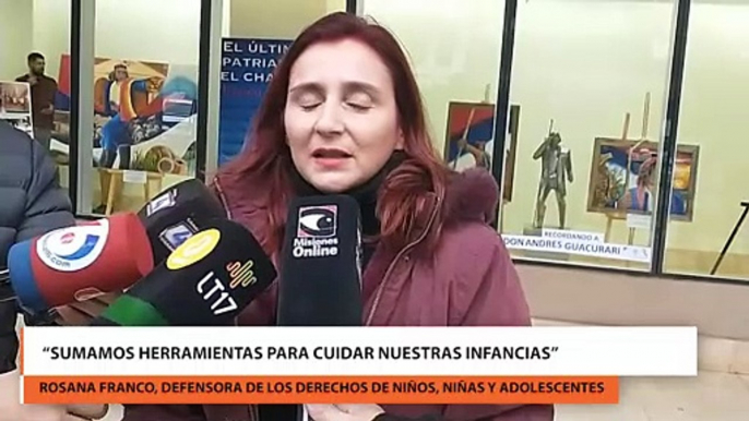 “Sumamos herramientas para velar por los derechos de los niños, niñas y adolescentes”, remarcó Rosana Franco