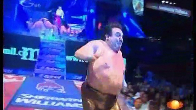 Máximo & Súper Porky vs Terrible & Texano for the hair | CMLL 2011-03-18