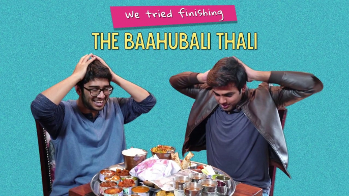 Can Akshay and Kaustubh Finish This Insane BAAHUBALI Thali Challenge? Ok Tested Fans