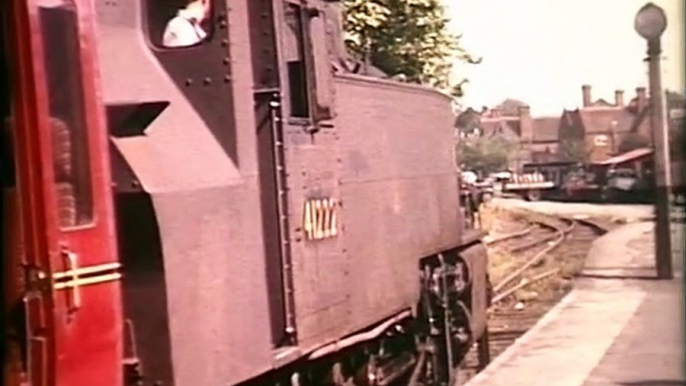 Film showing Newport Pagnell to Wolverton Branch Line which closed in the 1960s