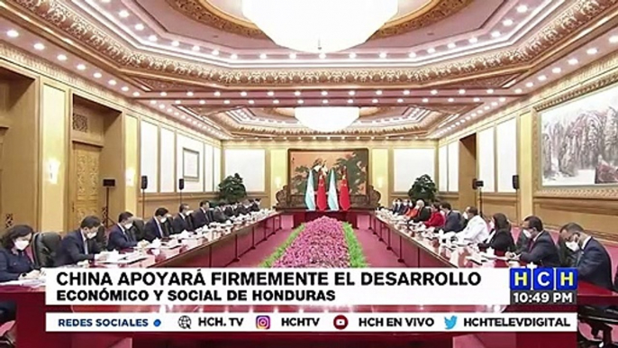 ¡Histórico! Presidenta Xiomara Castro se reúne con su homólogo chino Xi Jinping y logra suscribir 17 acuerdos bilaterales