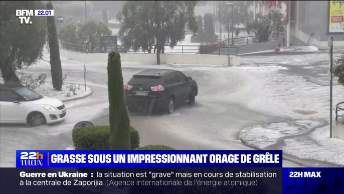 Orages dans le sud: les Alpes-Maritimes touchées par des averses de grêle et des inondations