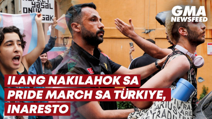 Ilang nakilahok sa Pride March sa Türkiye, inaresto | GMA News Feed