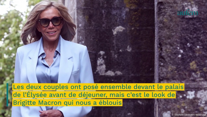 Brigitte Macron sublime : elle opte pour la robe très courte tendance de l'été