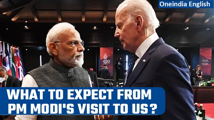 PM Modi US Visit: What will be the possible key topics of talks between Biden & Modi | Oneindia News