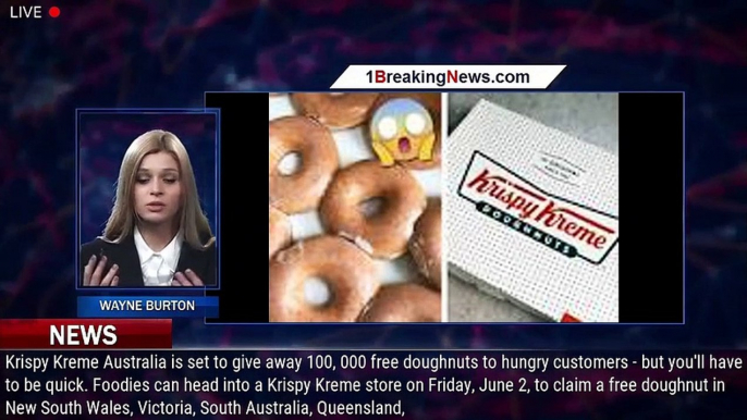 Krispy Kreme is giving away 100,000 Original Glazed doughnuts - and here's