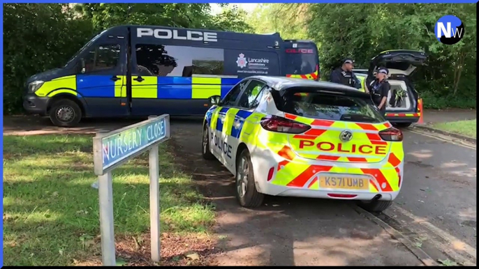 Lancashire Post reporter live from the scene of an incident in Leyland