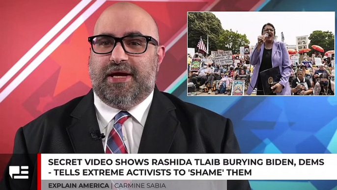 Secret Video Shows Rashida Tlaib Burying Biden, Dems - Tells Extreme Activists To 'Shame' Them