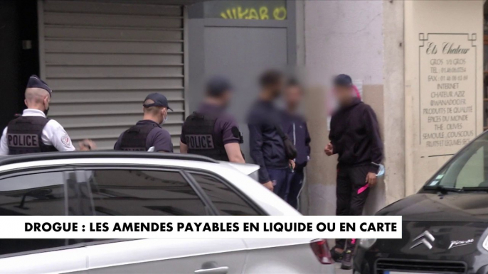 Drogue : les amendes payables en liquide ou en carte