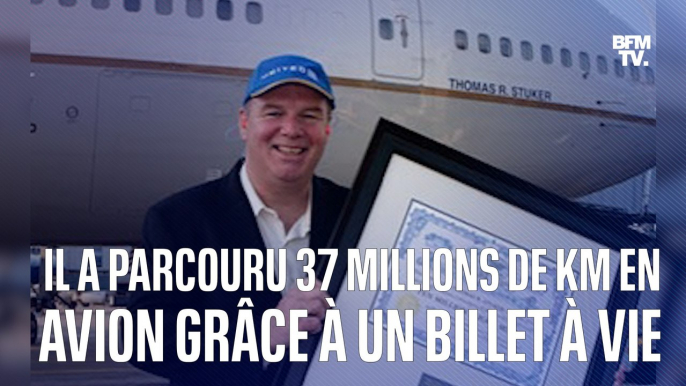 Cet Américain a parcouru 37 millions de kilomètres en avion grâce à un billet à vie