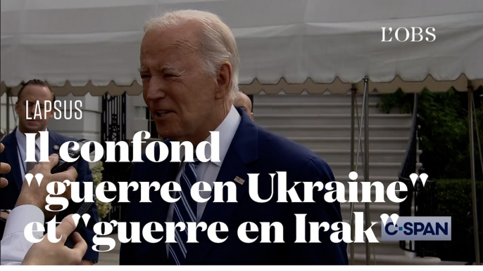 Guerre en Ukraine : Joe Biden la confond avec la guerre en Irak