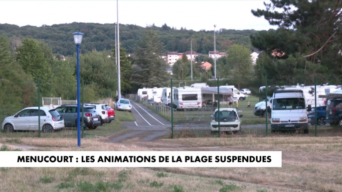 Menucourt : les animations de la plage suspendues