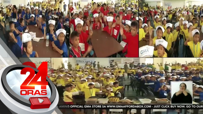 120-day feeding program ng GMA Kapuso Foundation para sa mga mag-aaral sa Quezon, tagumpay na natapos | 24 Oras